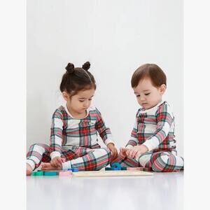 Minik Unisex Kids Pajama Set - Plaid